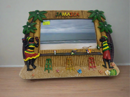Jamaican Beach Shack 3D picture frame 5x8 inch
